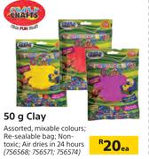 Crazy Crafts Clay-50g Each