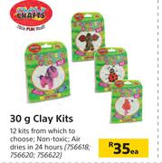 Crazy Crafts Clay Kits-30g Each