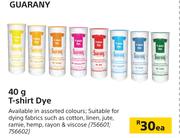 Guarany T-Shirt Dye-40g Each  