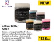 Harlequin 450ml Glitter Glaze-Each