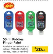 Dala Kiddies Finger Paint-50ml Each