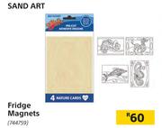 Sand Art Fridge Magnets
