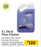Clean Day 3L Tile & Floor Cleaner