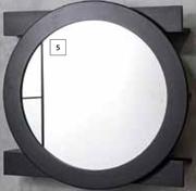 Hollywood Round Slide Mirror Cabinet