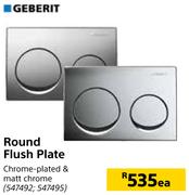 Geberit Round Flush Plate- Each