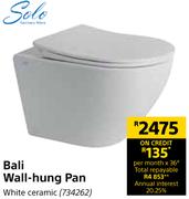 Solo Bali Wall-Hung Pan