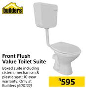 Builders Front Flush Value Toilet Suite