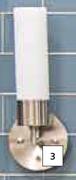 Bright Star Round Satin Wall Light- Each