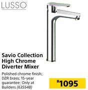 Lusso Savio Collection High Chrome Diverter Mixer