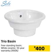 Solo Trio Basin