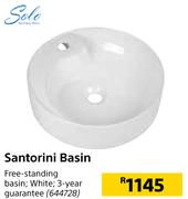 Solo Santorini Basin