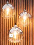DH Smokey Glass Dome Pendant Light- Each