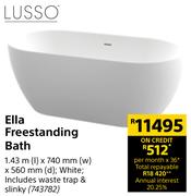 Lusso Ella Freestanding Bath