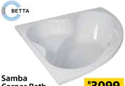 Betta Salina Corner Bath 1.5 m x 960 mm