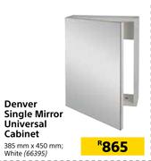 Denver Single Mirror Universal Cabinet