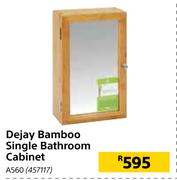 Dejay Bamboo Single Bathroom Cabinet