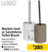 Lusso Marble Look Or Sandstone Toilet Brush (Sansstone)