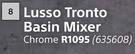 Lusso Tronto Basin Mixer (Chrome)