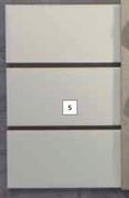 Mosaic Flat Subway Tiles (Black)-Per pk