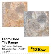 Ledro Floor Tile Tiles-500mm x 500mm Per sqm