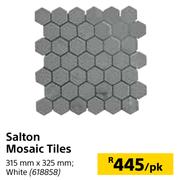 Salton Mosaic Tiles (White)-315mm x 325mm Per pk