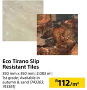 Eco Tirano Slip Resistant Tiles-350mm x 350mm Per sqm