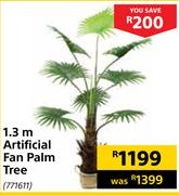 1.3m Artificial Fan Palm Tree