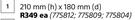 First Dutch Round Ceramic Pots-210mm (h) x 180mm (d) Each