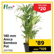 Flora 140mm Areca Bamboo Pot