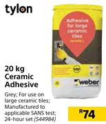 Tylon Ceramic Adhesive-20kg