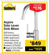 Builders Aspire Side Lever Sink Mixer
