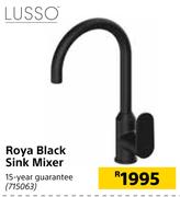Lusso Roya Black Sink Mixer