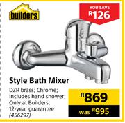 Builders Style Bath Mixer