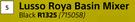 0Lusso Roya Basin Mixer- Black