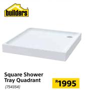 Builders Square Shower Tray Quadrant