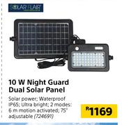 Solar Flair 10W Night Guard Dual Solar Panel
