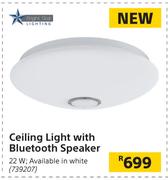 Bright Star 22W Ceiling Light With Bluetooth Speaker