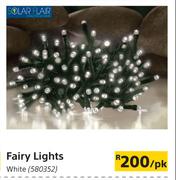 Solar Flair Fairy Lights White-Per pk