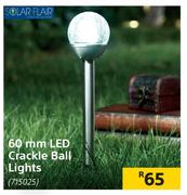 Solar Flair 60mm LED Crackle Ball Lights