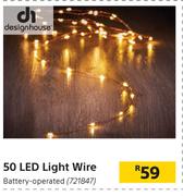 Designhouse 50 LED Light Wire (Battery Operated)
