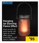 Solar Flair Hanging Jar (Dancing Flame Effect)