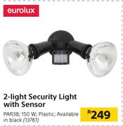Eurolux 2 Light Security Light With Sensor PAR38