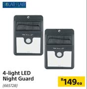 Solar Flair 4 Light LED Night Guard-Each