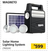 Magneto Solar Home Lighting System