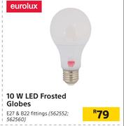 Eurolux 10W LED Frosted Globes