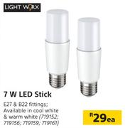 Light Worx 7W LED Stick-Each