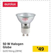 Eurolux 50W Halogen Globe