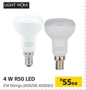 Light Worx 4W R50 LED-Each