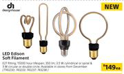 Designhouse LED Edison Soft Filament-Each