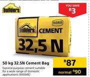Builders 32.5N Cement Bag-50Kg